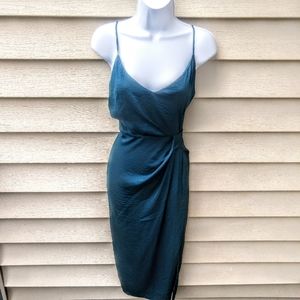 ASOS DRESS GREEN SLIT SEXY STRAPPY 12